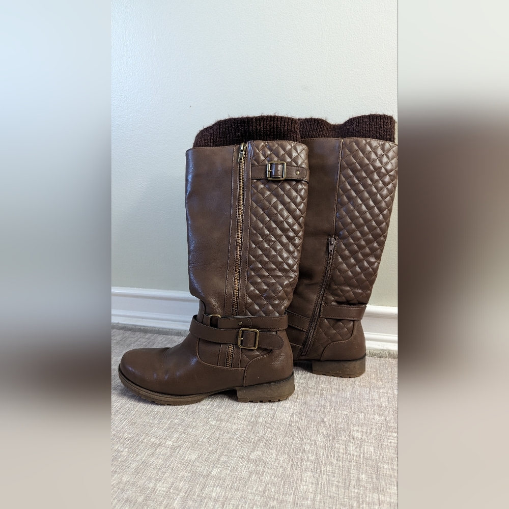 Knee high boots